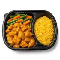 Chicken with curry sauce
