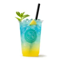 Blue curaçao pineapple