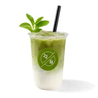 Iced coconut matcha