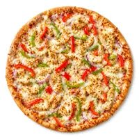 Large chicken fajita pizza