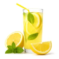 Lemon with mint