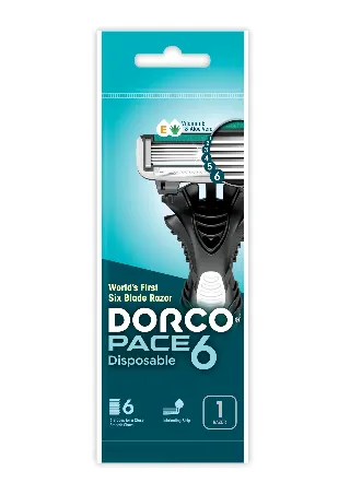 Dorco Men's 6 Blade Razor