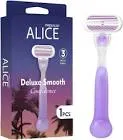 Isn't a women's deluxe shaver with 3 blades and 1 cartridge * Purple box