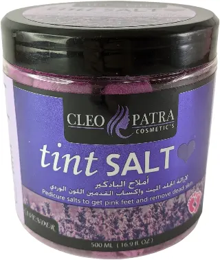 Cleopatra Pedicure Salts Jar 500g Rose