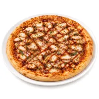 Large BBQ chicken pizza