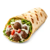 Syrian meatball sandwich