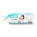 Cotton makeup remover wipes white 80 pieces