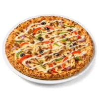 Chicken shawarma pizza