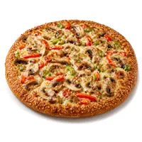 Oriental Mushroom Pizza