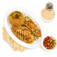 Grilled fillet meal