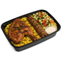 Quarter Chicken Meal + Kofta Portion