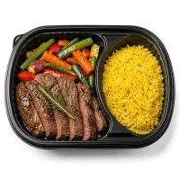 Steak with rosemary