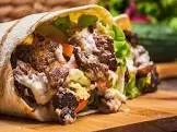 Shawarma meat crepe