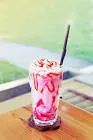 Red fruit frappe