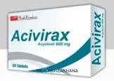 Asivirax 800mg 20 tablets