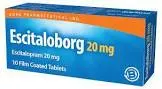 Escitalopram 20 mg 10 tablets