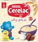سيريلاك تمر وقمح مع اللبن 