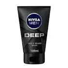 NIVEA DEEP FACE & BEARD WASH 100 ML