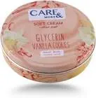 Cuidado y más crema suave de glicerina de vainilla para manos y cuerpo 125 ml