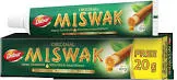 DABUR MISWAK HERBAL TOOTHPASTE WITH  PURE AL-ARAK EXTRACT WITH MINT 120 GM+20GM FREE