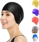 Silicon swim cap