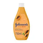 JOHNSON VITA-RICH SMOOTHING BODY WASH ( BAGNO SCHIUMA ) WITH PAPAYA 750 ML