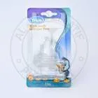 TRUE SILICONE TEAT WITH WIDE NECK ( SLOW FLOW - SMALL ) +0M 2 PCS (11007)