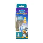 TRUE PLASTIC BOTTLE SILICONE TEAT NARROW NECK +3M BLUE 150 ML