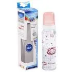 CANPOL BABIES GLASS BOTTLE WITH SILICONE TEAT 12M+ 240 ML (42301)