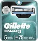 GILLETTE MACH3 SHAVING BLADES 5 MOSS