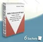 Nazal clean alkaline nasal wash 6 bags