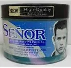 SENOR MEGA HARD STYLING HAIR GEL JAR (BLUE) 250 GM