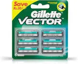 GILLETTE VECTOR RAZOR BLADES 2 MOSE
