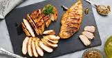 Grilled chicken breasts