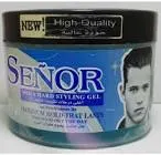 SENOR MEGA HARD STYLING HAIR GEL JAR (YELLOW) 250 GM