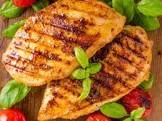 Grilled chicken breasts