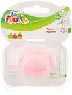 LAFRUTTA SILICONE ROUND PACIFIER WITH COVER FROM 0-6M COLORS 1 PCS (22226)
