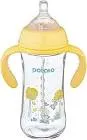 POTATO GLASS BOTTLE WIDE NECK FROM 0-3M WITH HAND 240 ML