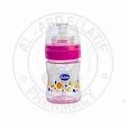 BUBBLES CLASSIC NARROW NECK BOTTLE +0M PINK 120 ML
