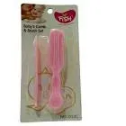 FISH BABY COMB & BRUSH SET