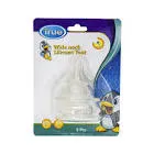 TRUE SILICONE TEAT WITH WIDE NECK ( MEDIUM FLOW - MEDIUM ) +3M 2 PCS (11007)