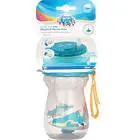 CANPOL BABIES SPORTS PLASTIC CUP WITH STRAW RED +12M 350 ML (56510)