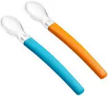 WEE BABY 2 FOOD SCOOP + SILICON HAND +6 (886)