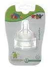 LAFRUTTA SILICONE TEAT NARROW NECK ( SLOW FLOW - SMALL ) FROM 0-6M 2 PCS (22111)