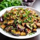 Fried eggplant