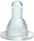 TRUE SILICONE TEAT WITH NARROW NECK ( SLOW FLOW - SMALL ) +0M 2 PCS (11006)