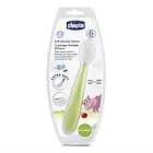 CHICCO SPOON WITH SILICONE TIP +6M GREEN (31801)