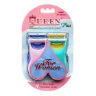 LORD QUEEN PLUS SHAVER FOR WOMEN 4 PCS ON CARD