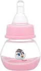TRUE PLASTIC BOTTLE SILICONE TEAT NARROW NECK +0M PINK 60 ML (11000)