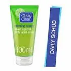 Clean & Clear shine control daily facial scrub 100 ml